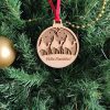 Bolas de navidad personalizadas de madera - Natividad - Nacimiento - Reyes magos - Regalos - Adornos de navidad - Nombre personalizado - Imagen 3
