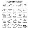 Posavasos - Carreras - Circuitos F1 - Coasters - Imagen 5