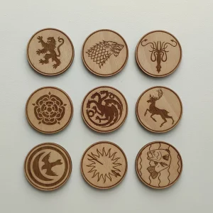 Posavasos de Juego de Tronos, Canción de hielo y fuego, Game of Thrones, ASOIAF