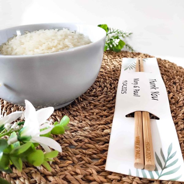 Palillos Personalizados para Bodas - Regalo Invitados - Grabados con Nombres o Fecha - Detalle Original Evento - Imagen 6